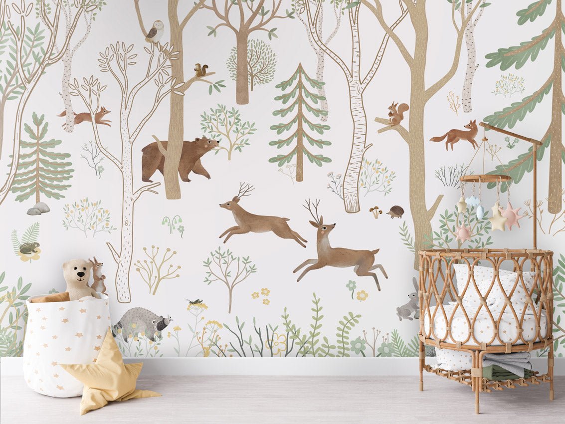 Wallpaper - Frisky Forest Green (Pre - Order) - LPM Home