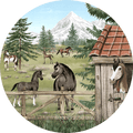 Wallpaper - Horse Haven - Circle (Pre - Order) - LPM Home