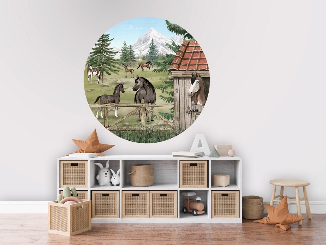 Wallpaper - Horse Haven - Circle (Pre - Order) - LPM Home