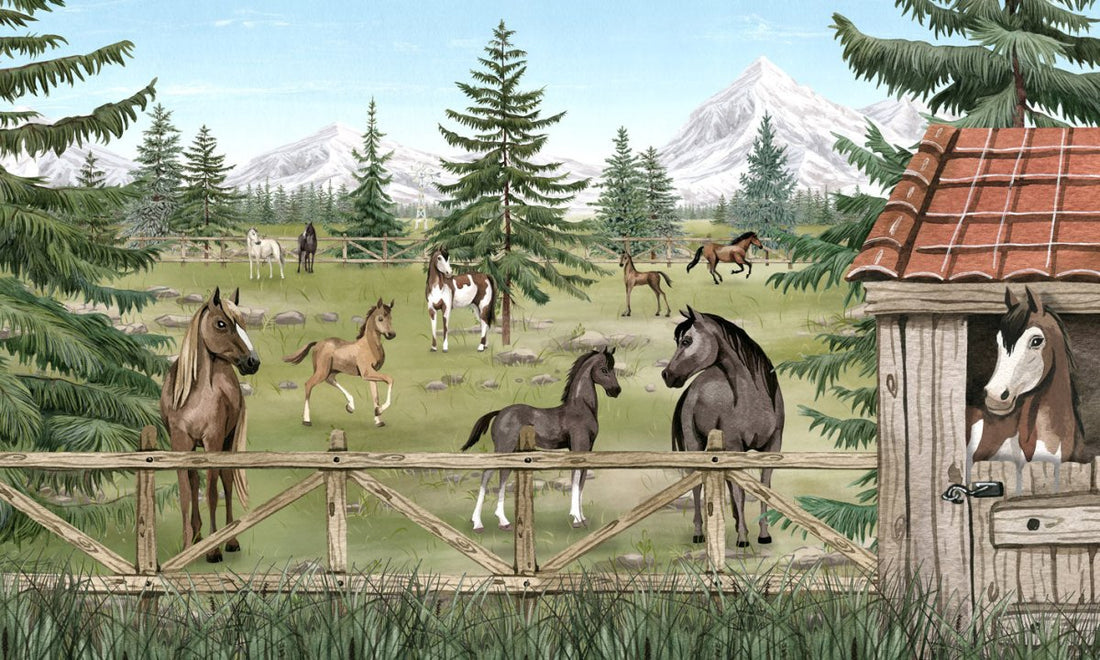 Wallpaper - Horse Haven (Pre - Order) - LPM Home