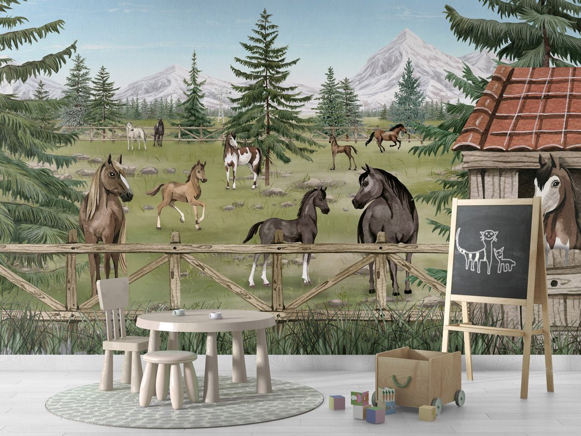 Wallpaper - Horse Haven (Pre - Order) - LPM Home