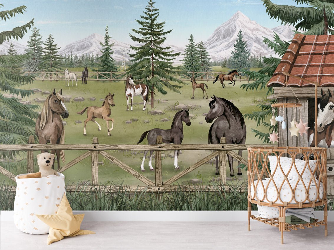 Wallpaper - Horse Haven (Pre - Order) - LPM Home