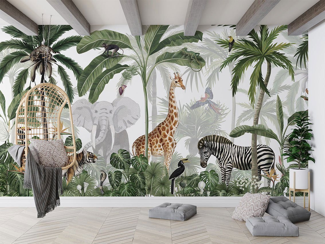 Wallpaper - Jungle Jive - Green (Pre - Order) - LPM Home