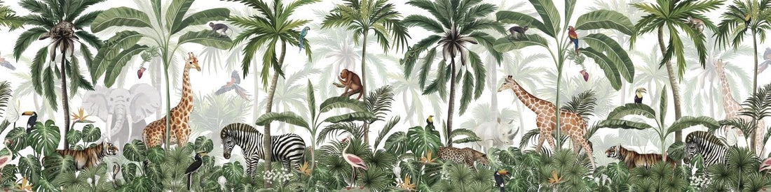 Wallpaper - Jungle Jive - Panorama (Pre - Order) - LPM Home