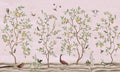 Wallpaper - Lemon Tree Chinoiserie - Pink (Pre - Orders) - LPM Home
