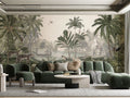Wallpaper - Leopard Landscape - Green (Pre - Orders) - LPM Home