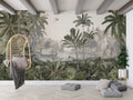 Wallpaper - Leopard Landscape - Green (Pre - Orders) - LPM Home