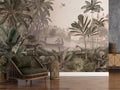 Wallpaper - Leopard Landscape - Sepia (Pre - Orders) - LPM Home
