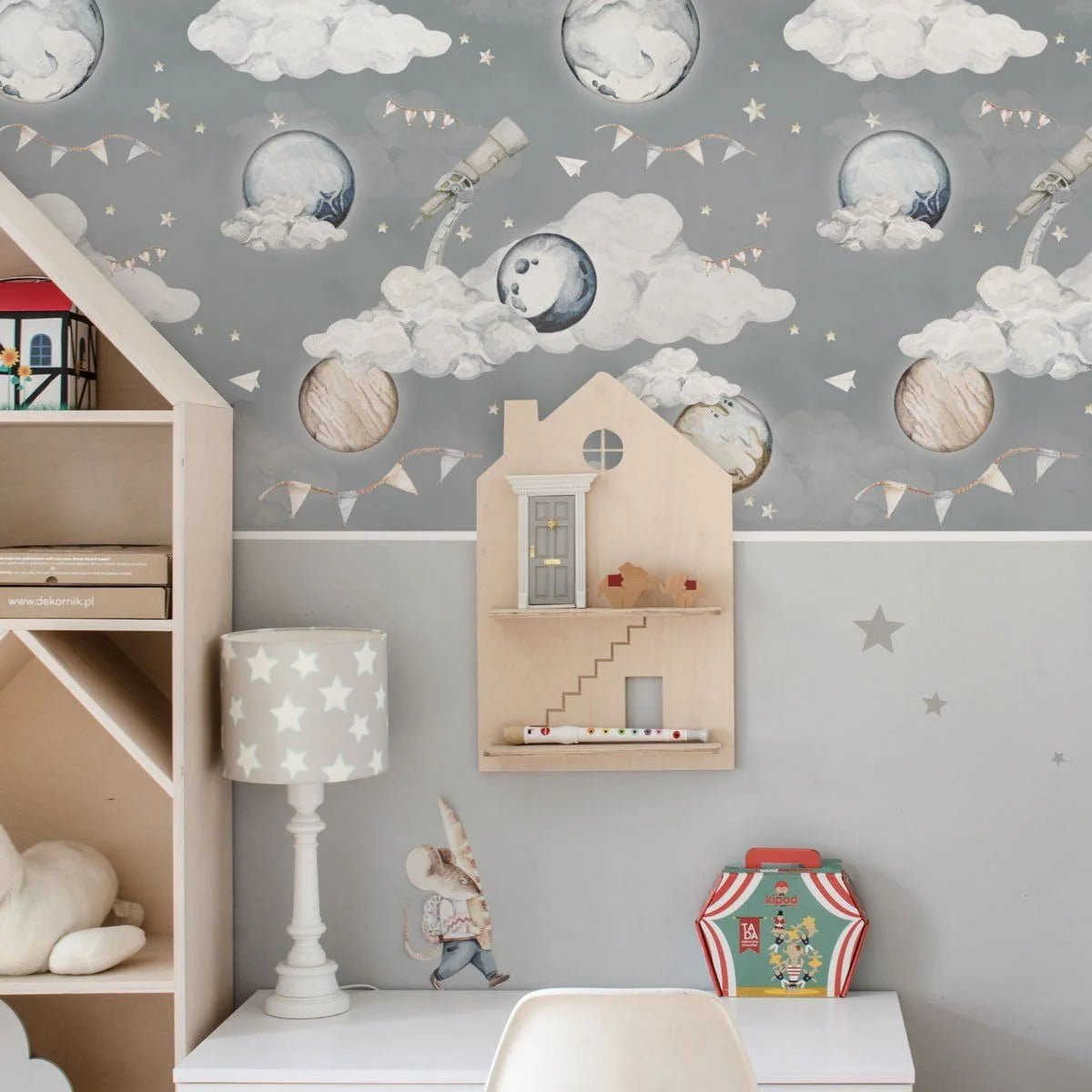 Wallpaper - Magic Planets - Le Petit Marché Home Furniture