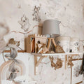 Wallpaper - Magic Swans Beige - Le Petit Marché Home Furniture