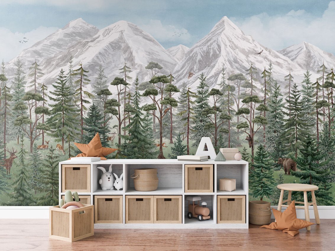 Wallpaper - Mountain Forest (Pre - Order) - LPM Home