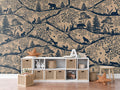 Wallpaper - Nordic Nature Beige Blue (Pre - Order) - LPM Home