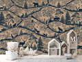 Wallpaper - Nordic Nature Beige Blue (Pre - Order) - LPM Home