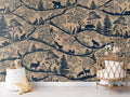 Wallpaper - Nordic Nature Beige Blue (Pre - Order) - LPM Home