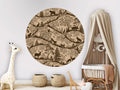 Wallpaper - Nordic Nature Beige Brown - Circle (Pre - Order) - LPM Home