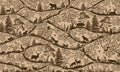 Wallpaper - Nordic Nature Beige Brown (Pre - Order) - LPM Home