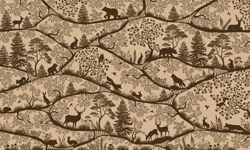 Wallpaper - Nordic Nature Beige Brown (Pre - Order) - LPM Home
