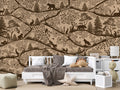 Wallpaper - Nordic Nature Beige Brown (Pre - Order) - LPM Home