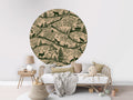Wallpaper - Nordic Nature Beige Green - Circle (Pre - Order) - LPM Home