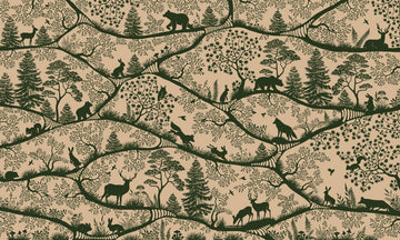 Wallpaper - Nordic Nature Beige Green (Pre - Order) - LPM Home