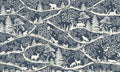 Wallpaper - Nordic Nature Blue White (Pre - Order) - LPM Home