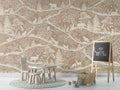 Wallpaper - Nordic Nature Brown White (Pre - Order) - LPM Home