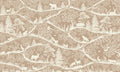 Wallpaper - Nordic Nature Brown White (Pre - Order) - LPM Home