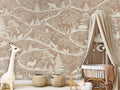 Wallpaper - Nordic Nature Brown White (Pre - Order) - LPM Home