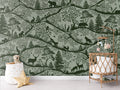 Wallpaper - Nordic Nature Green Green (Pre - Order) - LPM Home