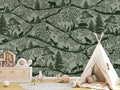 Wallpaper - Nordic Nature Green Green (Pre - Order) - LPM Home