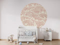Wallpaper - Nordic Nature Pink White - Circle (Pre - Order) - LPM Home