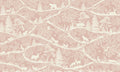 Wallpaper - Nordic Nature Pink White (Pre - Order) - LPM Home