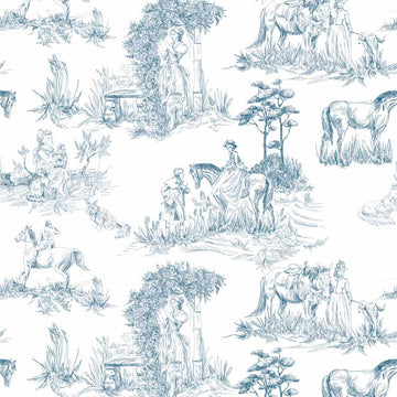 Wallpaper - Old English Sketches - Le Petit Marché Home Furniture