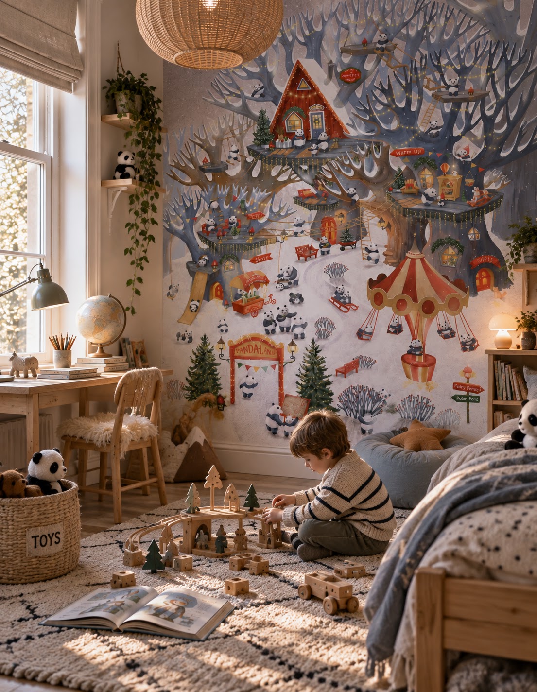 Wallpaper - Panda Party (Pre-Order) - LPM Home