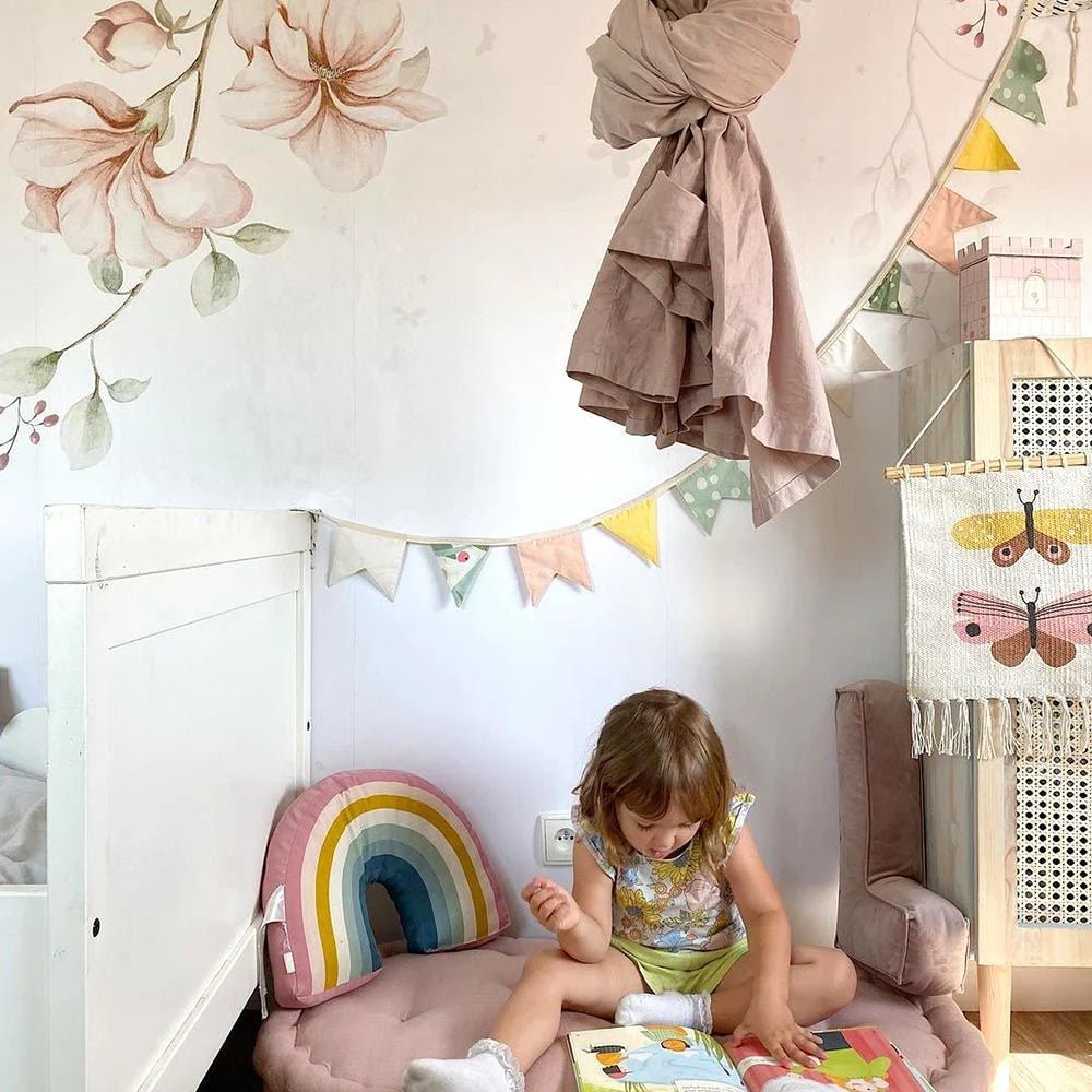 Wallpaper - Paradise Garden Pastel Twigs - Le Petit Marché Home Furniture