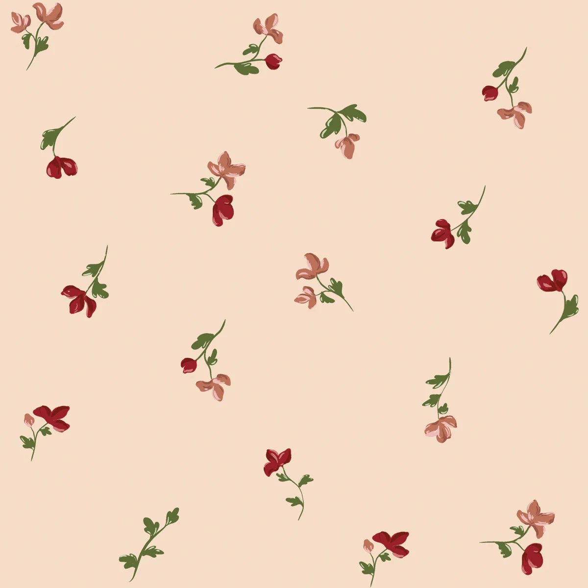 Wallpaper - Paris Flowers - Le Petit Marché Home Furniture