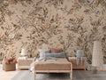 Wallpaper - Playful Robins - Vintage - Beige (Pre - Order) - LPM Home