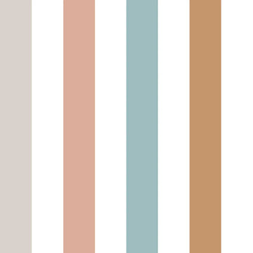 Wallpaper - Portofino Colour Stripes - Le Petit Marché Home Furniture