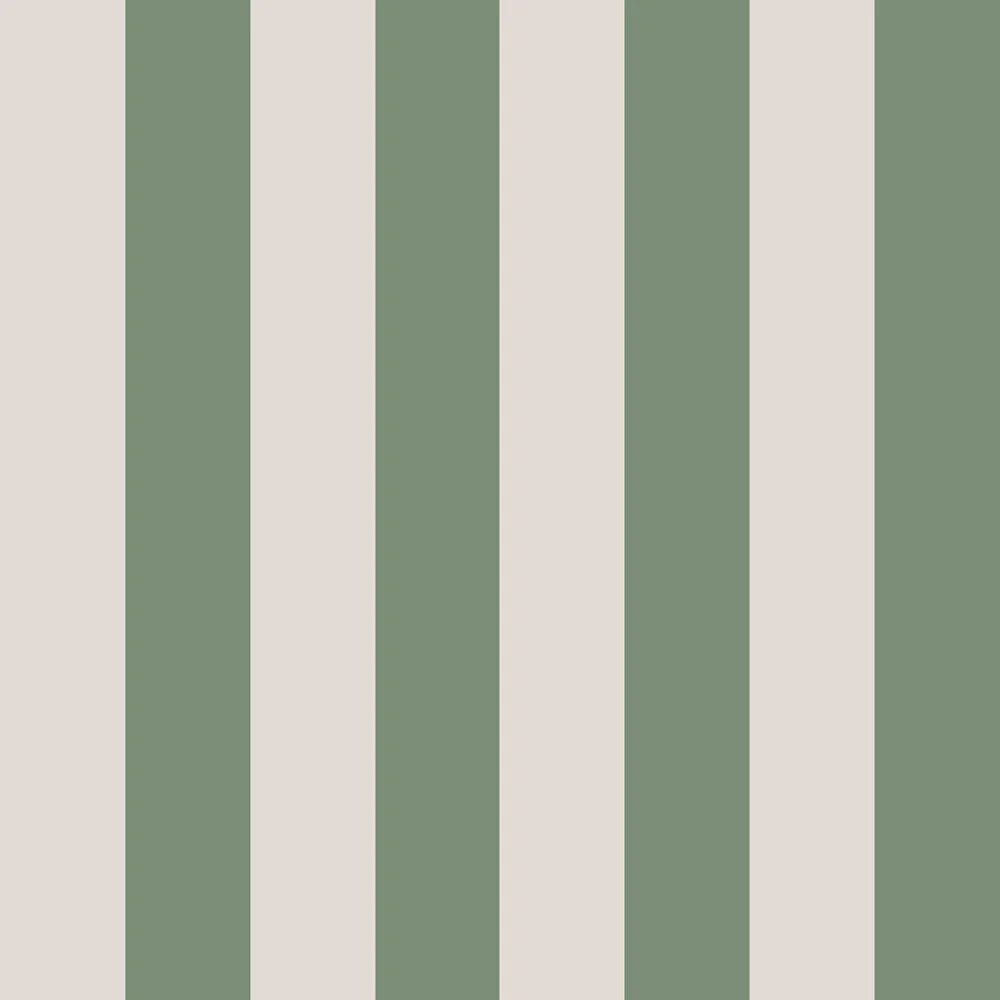 Wallpaper - Portofino Stripes Green - Le Petit Marché Home Furniture