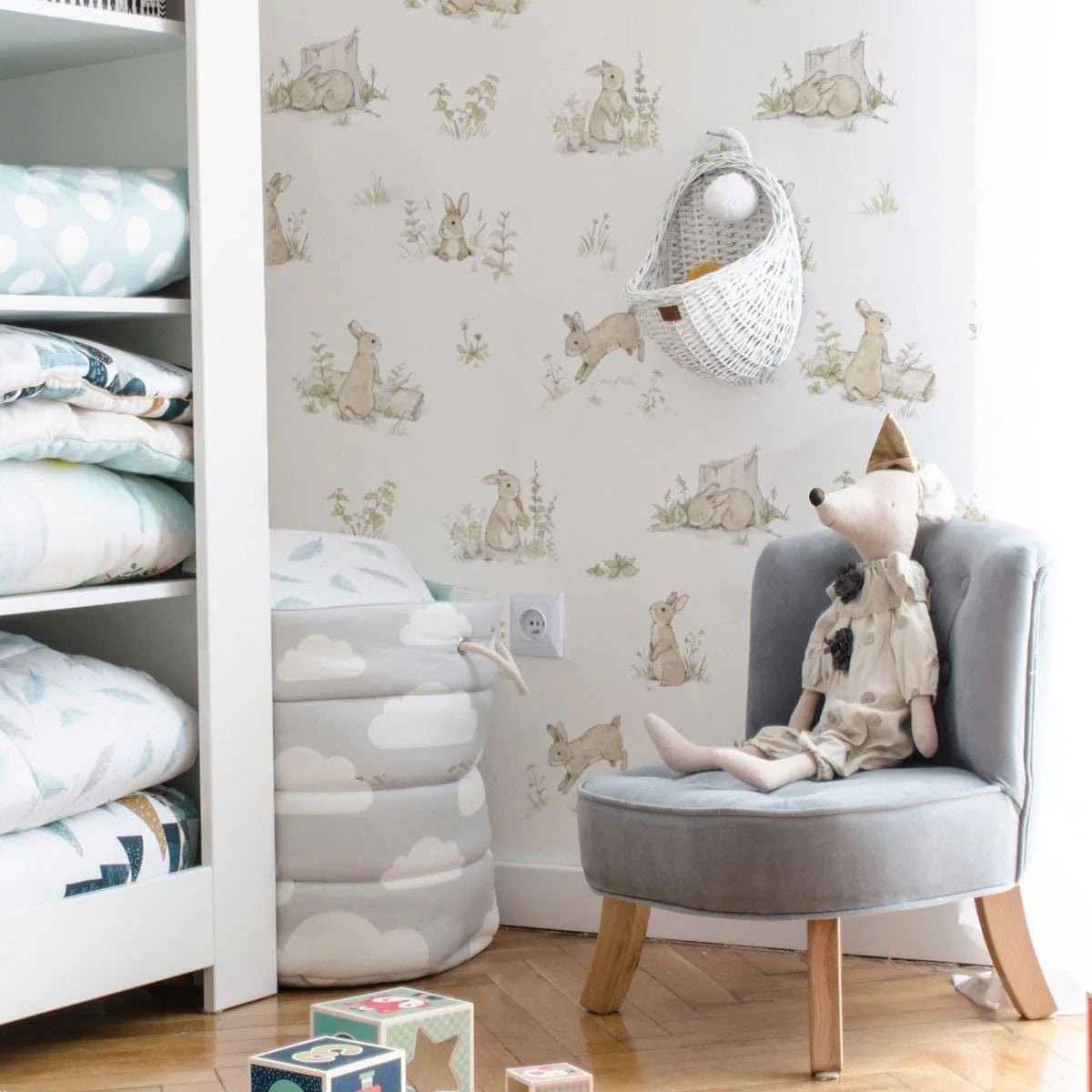 Wallpaper - Rabbit Day Classic - Le Petit Marché Home Furniture