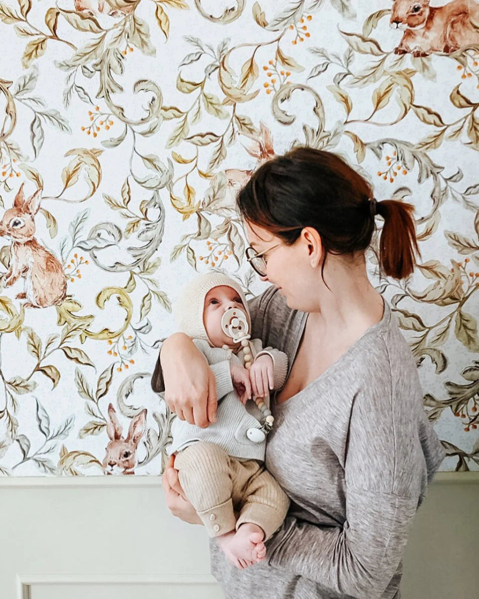 Wallpaper - Rabbits Groove Light - Le Petit Marché Home Furniture