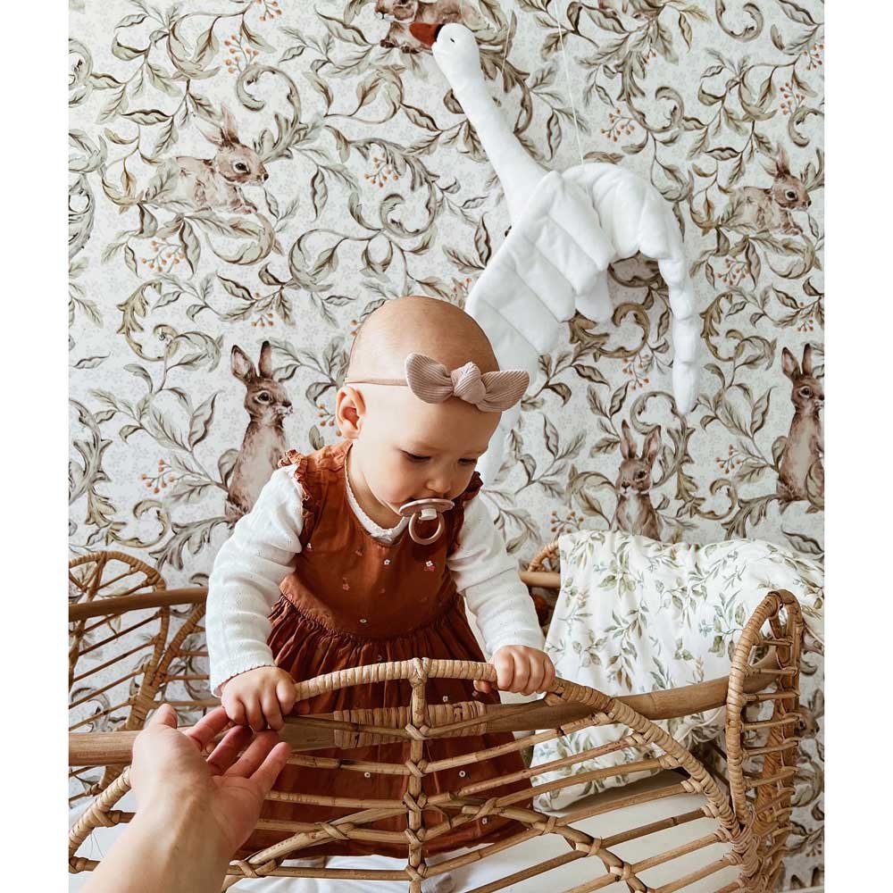 Wallpaper - Rabbits Groove Light - Le Petit Marché Home Furniture