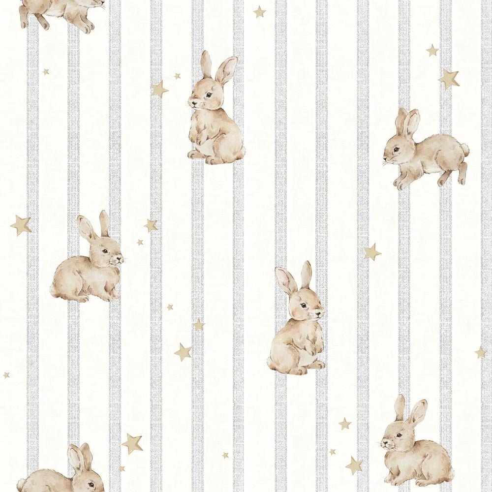 Wallpaper - Rabbits hearts (Pre - Order) - LPM Home