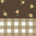 Wallpaper - Rustic Garden Brown - Le Petit Marché Home Furniture