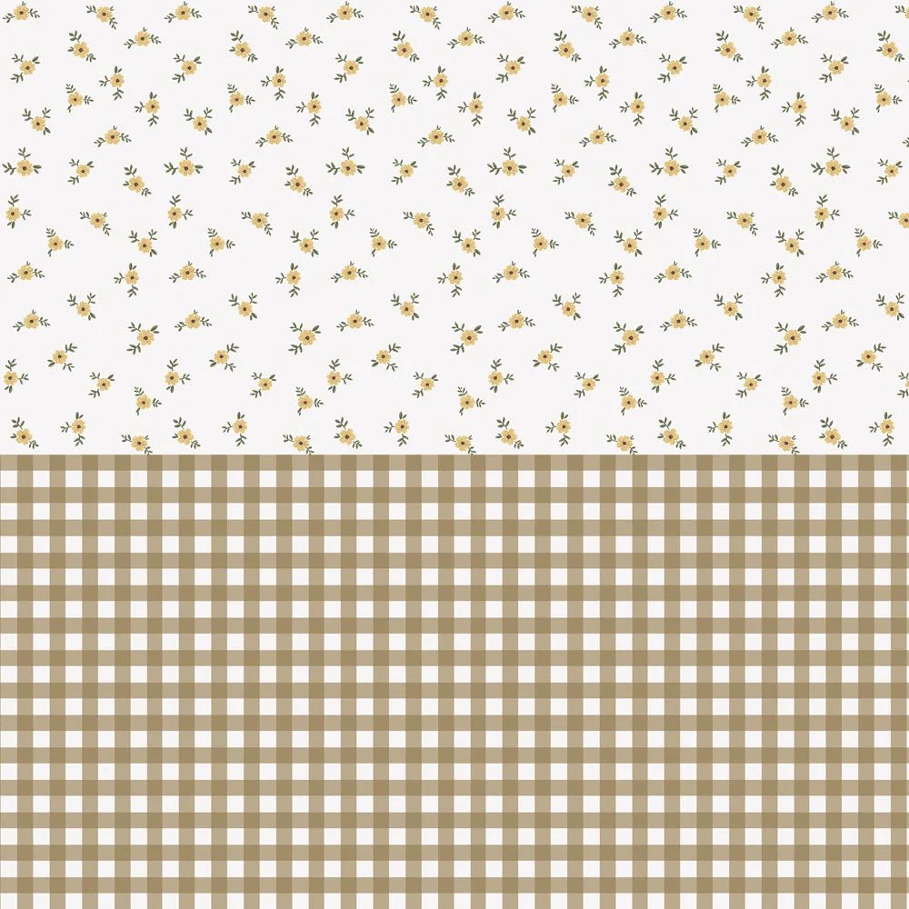 Wallpaper - Rustic Garden White - Le Petit Marché Home Furniture