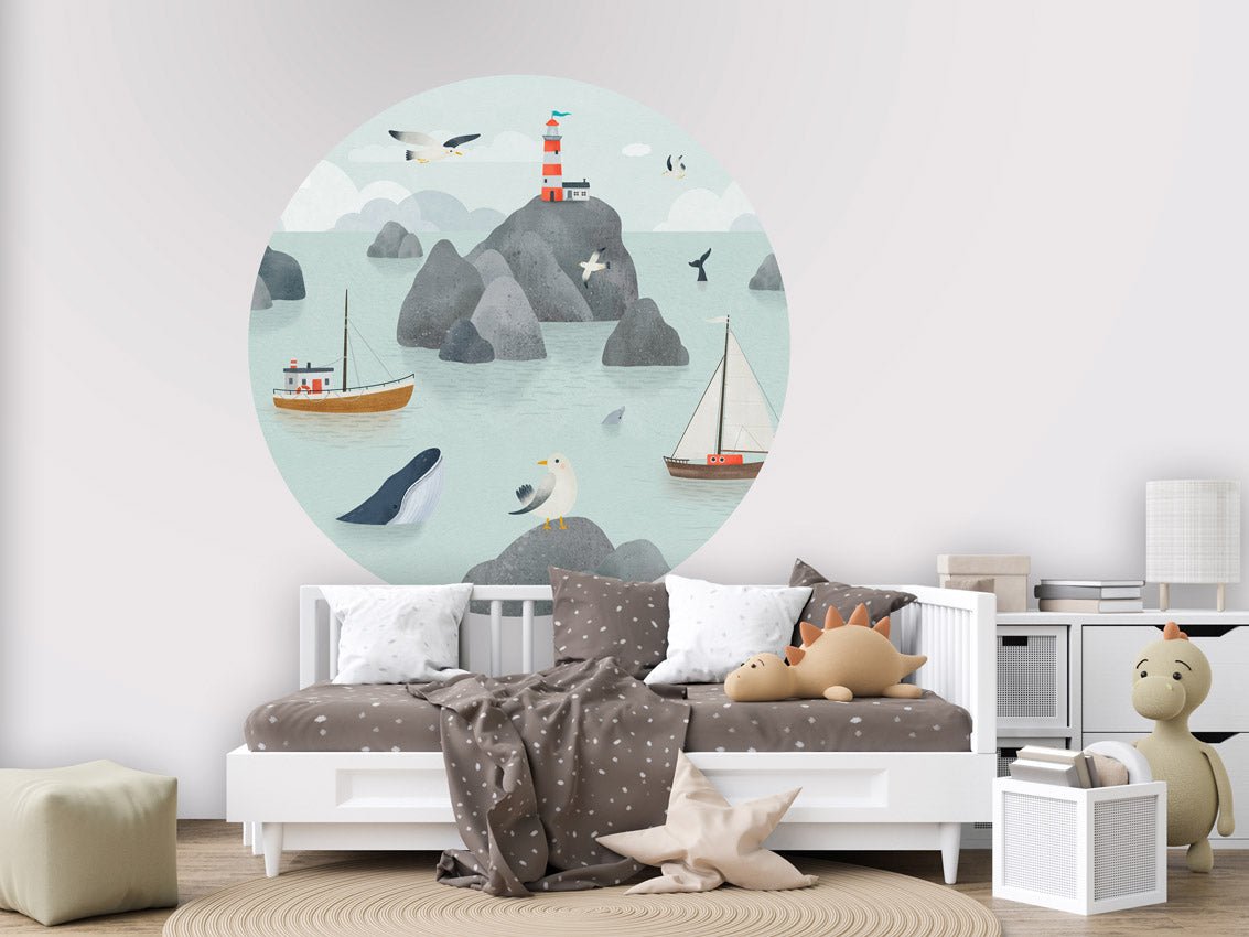 Wallpaper - Seaside Stories - Circle (Pre - Order) - LPM Home
