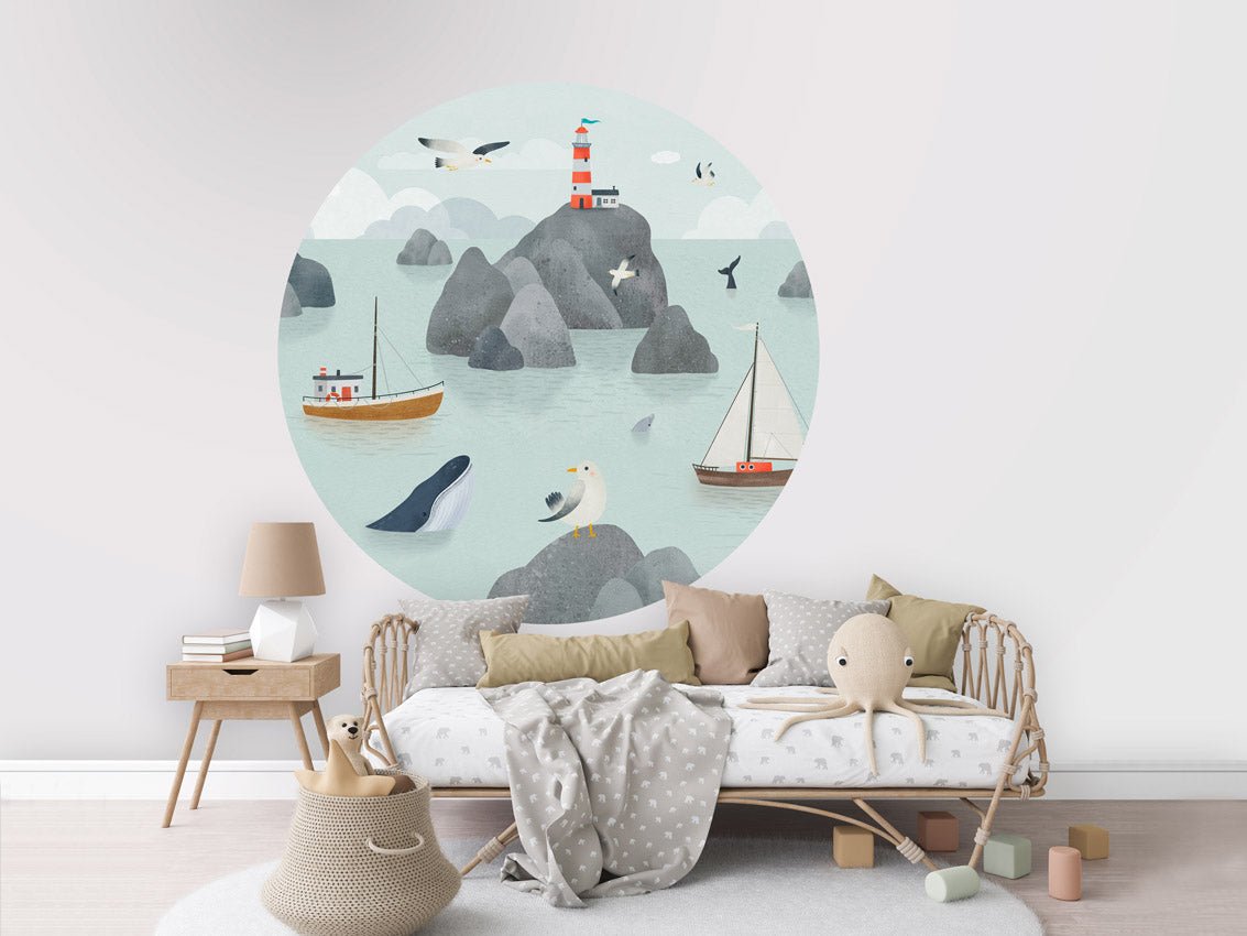 Wallpaper - Seaside Stories - Circle (Pre - Order) - LPM Home