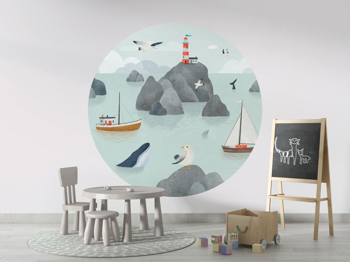 Wallpaper - Seaside Stories - Circle (Pre - Order) - LPM Home