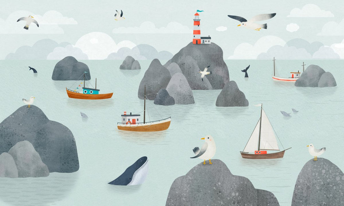 Wallpaper - Seaside Stories (Pre - Order) - LPM Home