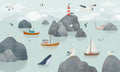 Wallpaper - Seaside Stories (Pre - Order) - LPM Home